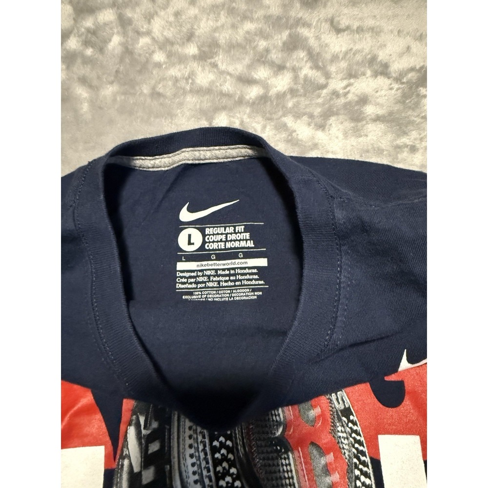 Boston Red Sox NIKE 2013 World Series Champions Ring Em Up Blue T-Shirt Large - Picture 5 of 6